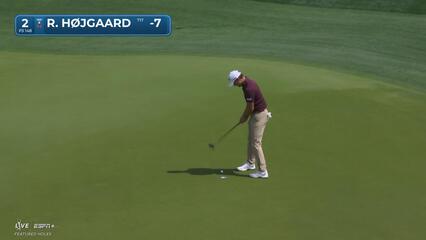 Rasmus Højgaard | Round 3 | 2nd hole | Shot 4 | 2025 Houston Open