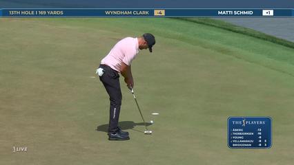 Wyndham Clark | Round 4 | 13th hole | Shot 2 | 2026 THE PLAYERS