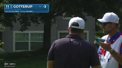 Chris Gotterup | Round 1 | 11th hole | Shot 2 | 2025 3M Open