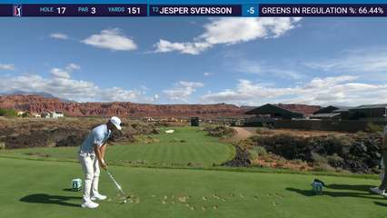 Jesper Svensson | Round 1 | 17th hole | Shot 1 | 2025 Bank of Utah