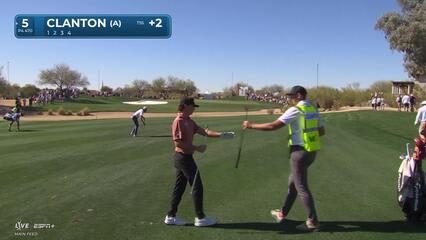 Luke Clanton | Round 1 | 5th hole | Shot 2 | 2025 WM Phoenix Open