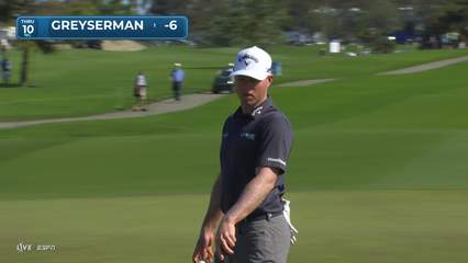 Max Greyserman | Round 1 | 10th hole | Shot 4 | 2026 Farmers