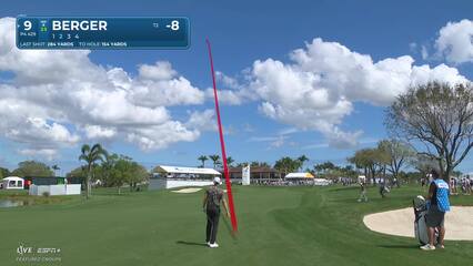 Daniel Berger | Round 1 | 9th hole | Shot 2 | 2025 Cognizant Classic