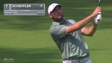 Scottie Scheffler | Round 2 | 7th hole | Shot 2 | 2025 BMW Championship