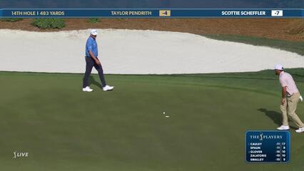 Taylor Pendrith | Round 3 | 14th hole | Shot 4 | 2025 THE PLAYERS