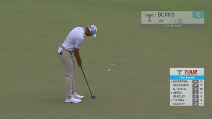 Sam Burns | Round 1 | 7th hole | Shot 3 | 2025 TOUR Championship