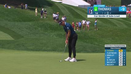 Justin Thomas | Round 3 | 1st hole | Shot 3 | 2025 Travelers