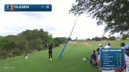 Thorbjørn Olesen | Round 1 | 7th hole | Shot 1 | 2026 Valero