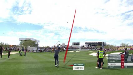 Jordan Spieth | 2023 WM Phoenix Open | Round 4 | 10th hole | Shot 2