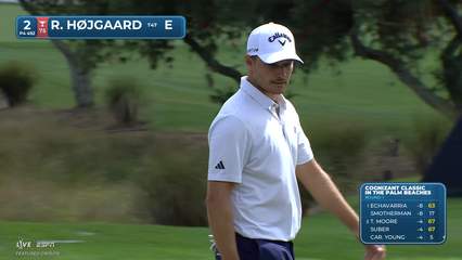 Rasmus Højgaard | Round 1 | 2nd hole | Shot 4 | 2026 Cognizant Classic