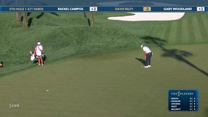 Davis Riley | Round 1 | 5th hole | Shot 4 | 2025 THE PLAYERS