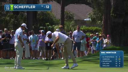 Scottie Scheffler | Round 3 | 11th hole | Shot 4 | 2026 RBC Heritage