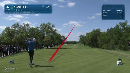 Jordan Spieth | Round 4 | 4th hole | Shot 1 | 2025 Valero
