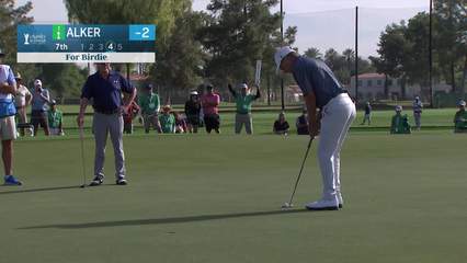 Steven Alker | Round 1 | 7th hole | Shot 4 | 2025 Charles Schwab