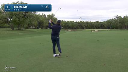 Andrew Novak | Round 3 | 1st hole | Shot 2 | 2025 Valero