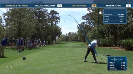 Justin Lower | Round 2 | 2nd hole | Shot 1 | 2025 THE PLAYERS
