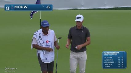 William Mouw | Round 4 | 15th hole | Shot 4 | 2025 Houston Open