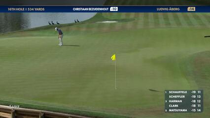 Ludvig Aberg | 2024 THE PLAYERS | Round 4 | 16th hole | Shot 5