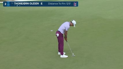 Thorbjørn Olesen | Round 1 | 2nd hole | Shot 3 | -1 Houston Open