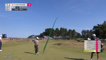 Tommy Fleetwood | Round 2 | 13th hole | Shot 2 | 2026 Genesis Scottish Open
