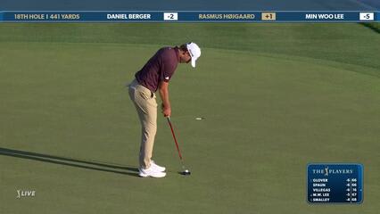 Rasmus Hojgaard | Round 1 | 18th hole | Shot 3 | 2025 THE PLAYERS