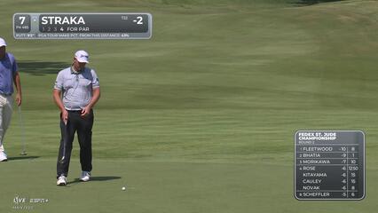 Sepp Straka | Round 2 | 7th hole | Shot 5 | 2025 FedEx St. Jude