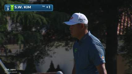 Si Woo Kim | Round 4 | 3rd hole | Shot 4 | 2026 Truist Championship