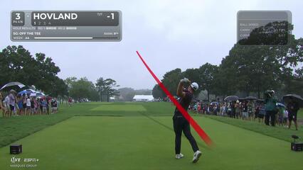 Viktor Hovland | Round 3 | 3rd hole | Shot 1 | 2025 TOUR Championship