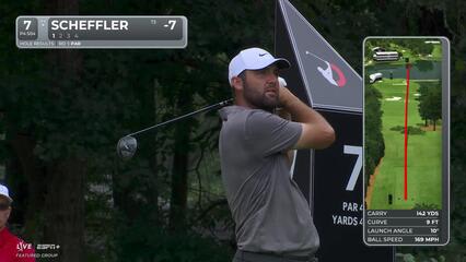 Scottie Scheffler | Round 2 | 7th hole | Shot 1 | 2025 TOUR Championship