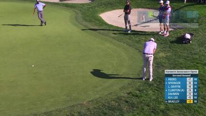 Keegan Bradley | Round 2 | 11th hole | Shot 2 | 2025 Farmers