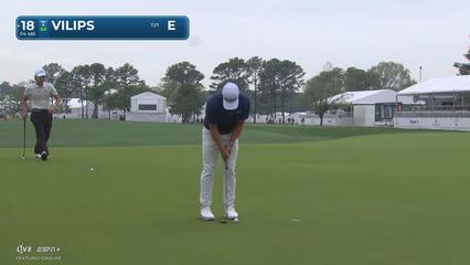 Karl Vilips | Round 1 | 18th hole | Shot 4 | 2025 Houston Open
