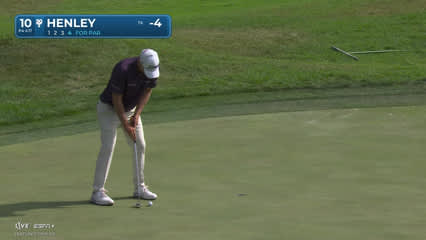 Russell Henley | Round 1 | 10th hole | Shot 4 | 2025 Procore