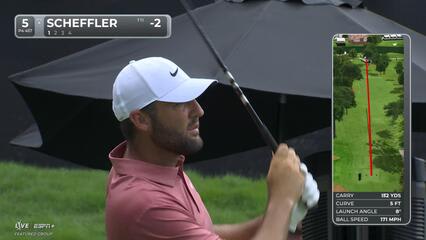 Scottie Scheffler | Round 1 | 5th hole | Shot 1 | 2025 TOUR Championship