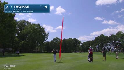 Justin Thomas | Round 2 | 3rd hole | Shot 2 | 2025 Travelers