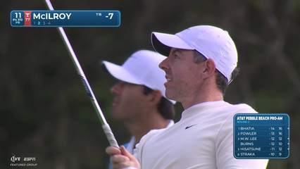 Rory McIlroy | Round 2 | 11th hole | Shot 2 | 2026 AT&T Pebble Beach