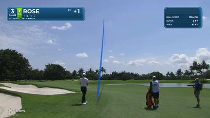 Justin Rose | Round 1 | 3rd hole | Shot 2 | 2026 Cadillac