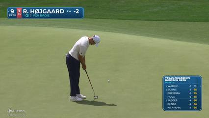 Rasmus Højgaard | Round 1 | 9th hole | Shot 3 | 2026 Texas Children's