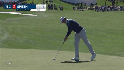 Jordan Spieth | 2023 WM Phoenix Open | Round 1 | 18th hole | Shot 4