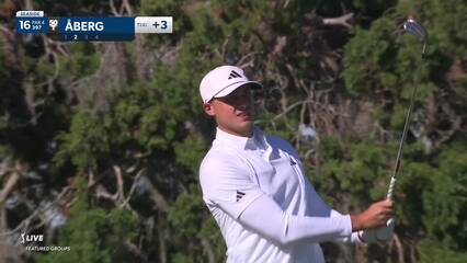 Ludvig Åberg | Round 1 | 16th hole | Shot 2 | 2024 The RSM Classic