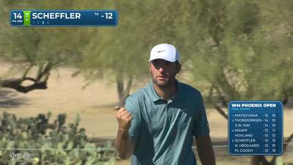 Scottie Scheffler | Round 4 | 14th hole | Shot 3 | 2026 WM Phoenix Open