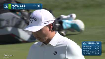 Min Woo Lee | Round 2 | 4th hole | Shot 2 | 2026 WM Phoenix Open