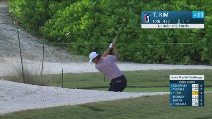 Tom Kim | Round 3 | 10th hole | Shot 2 | 2024 Hero World Challenge