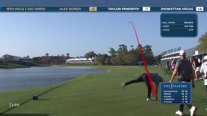 Alex Noren | Round 2 | 18th hole | Shot 1 | 2026 THE PLAYERS