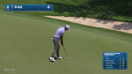 John Pak | Round 1 | 8th hole | Shot 3 | 2025 Charles Schwab