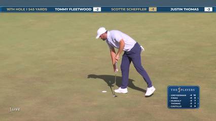 Scottie Scheffler | Round 1 | 16th hole | Shot 5 | 2026 THE PLAYERS