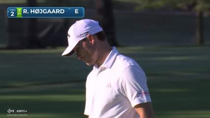 Rasmus Højgaard | Round 1 | 11th hole | Shot 5 | 2025 Sanderson Farms