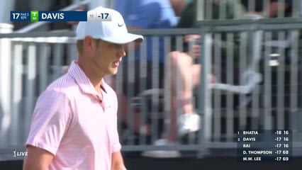 Cam Davis | 2024 Rocket Mortgage | Round 4 | 17th hole | Shot 3