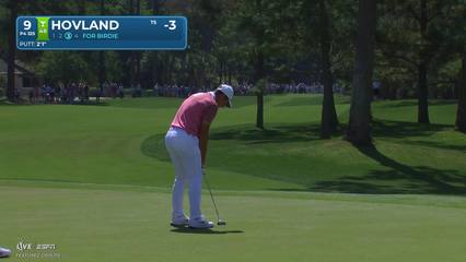 Viktor Hovland | Round 1 | 9th hole | Shot 3 | 2026 RBC Heritage