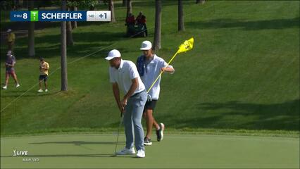 Scottie Scheffler | 2023 the Memorial | Round 3 | 8th hole | Shot 3