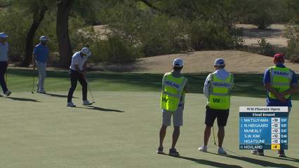 Viktor Hovland | Round 4 | 1st hole | Shot 3 | 2026 WM Phoenix Open